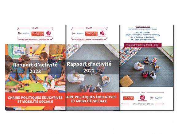 Discover the activity reports of the Education Policy and Social Mobility Chair